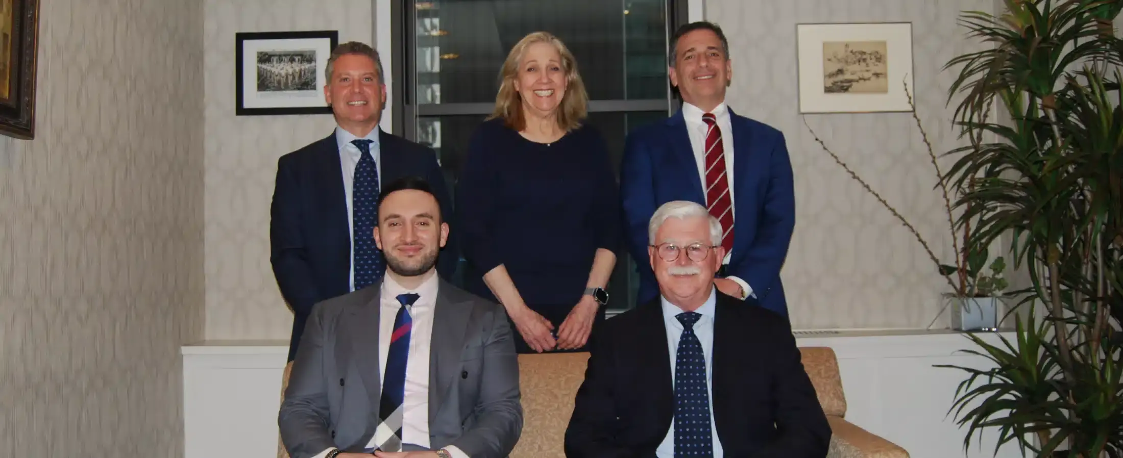 Professional dental team of five experts at Manhattan periodontal practice on 501 Madison Ave.
